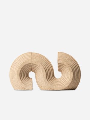 Stepped 3D S-Shaped Bookend set