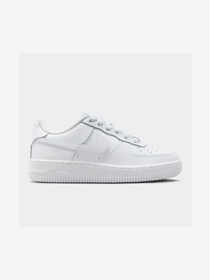 Nike Junior Air Force 1 Low White Sneaker
