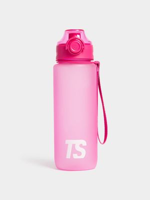 TS Tritan 750ML Neon Pink Power Water Bottle