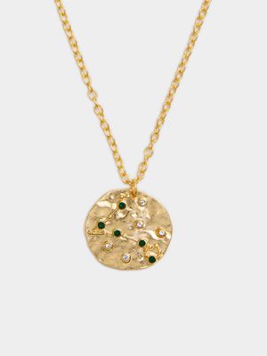 14ct Gold Plated Constellation Necklace - Pisces