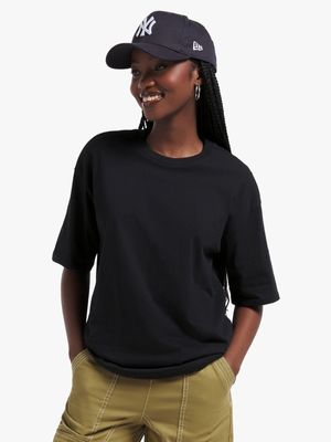 Jet Women's Black Oversized T-Shirt