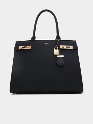 Women's ALDO Black Satchel Bag