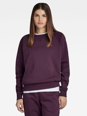 G-Star Women's Premium Core 2.0 Purple Sweater