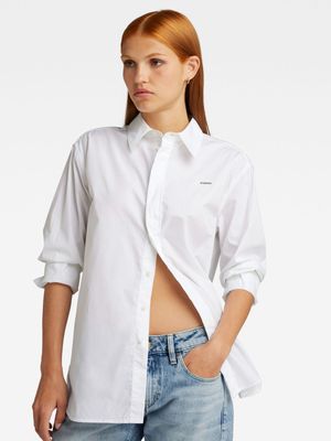 G-Star Women's White Boyfriend Shirt