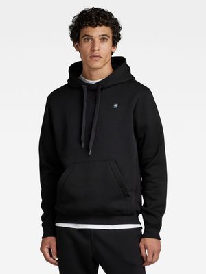 G-Star Men's Premium Core Dark Black Hooded Sweater