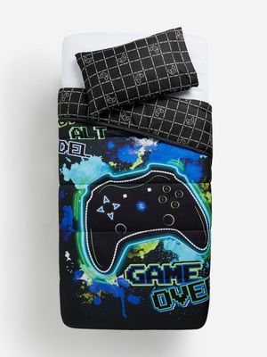 Jet Home Ready Gamer Multicolour Comforter Set Three Quarter 65GSM