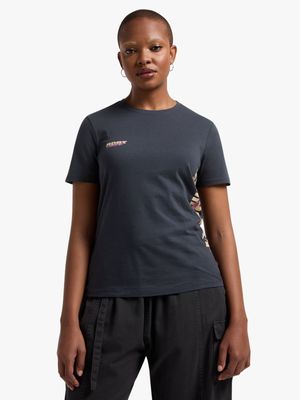 Redbat Women's Charcoal Graphic T-Shirt