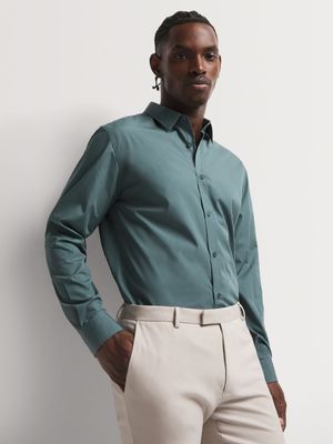 Men's Markham Slim Fit Core Lounge Sage Shirt