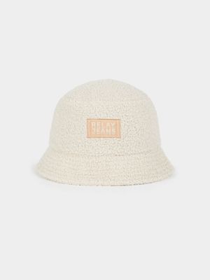 RJ Cream Borg Bucket Hat