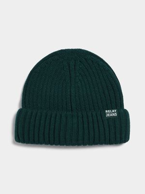 Men's Relay Jeans Micro Forest Green Beanie