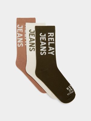 Men's Relay Jeans Purist Multicolour Socks