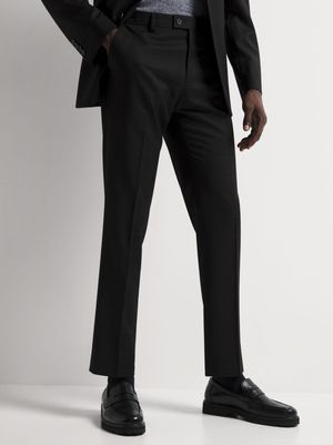 Men's Markham Slim Check Black Suit Trouser