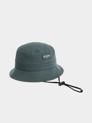 Men's Relay Jeans Detachable Cord Dark Green Boonie  Hat