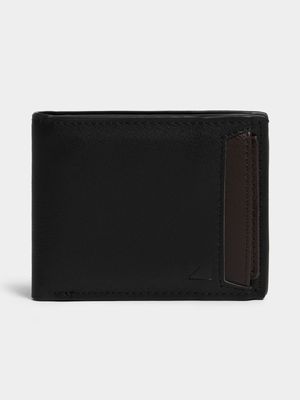 Men's Markham Contrast Colour Combo Black Wallet