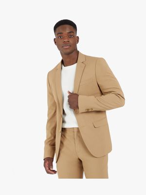 Men's Markham Skinny Camel Suit Jacket