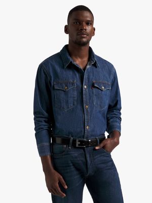 Levi's Men's Relaxed Fit Western Mid Denim Shirt