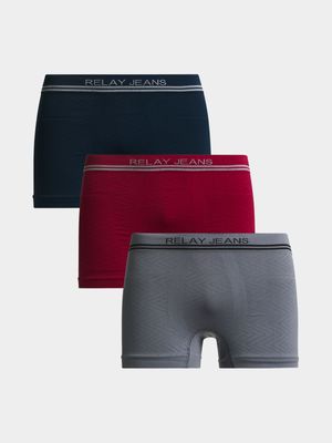 Men's Relay Jeans 3PK Chevron Multicolour Boxers