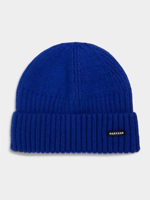 Men's Markham Short Turn Up Cobalt Blue Beanie