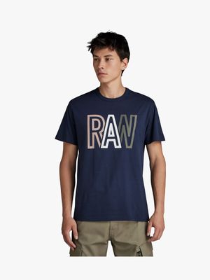 G-Star Men's Raw Navy T-Shirt