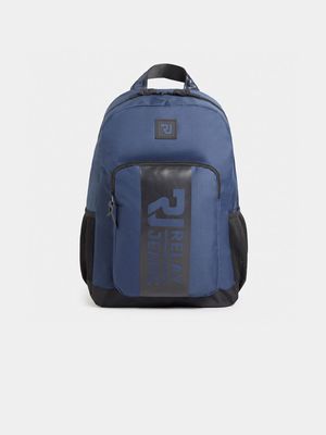 RJ Navy Centre Branded Backpack