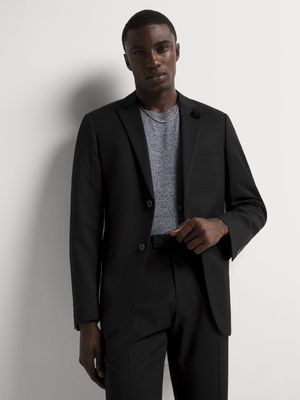 Men's Markham Slim Check Black Suit Jacket