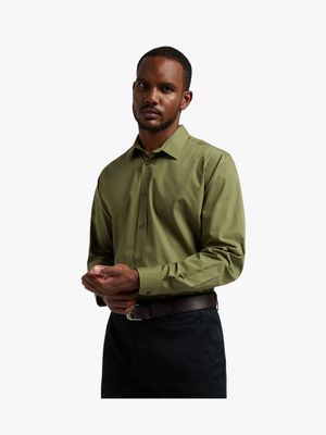 Men's Markham Smart Slimfit Fashion Green Shirt