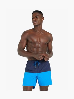 MKM Navy/Blue Colour Block Swimshort