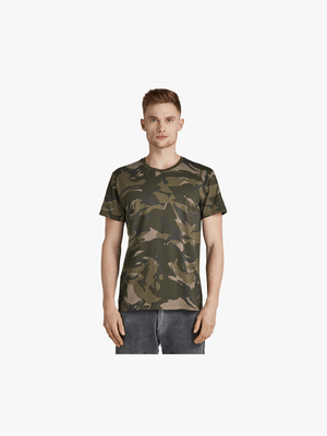 G-Star Men's Turf Woodland Multicolour Camo T-Shirt