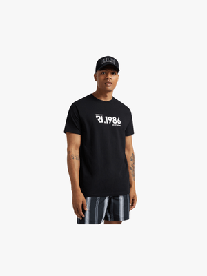 RJ Black Slim Fit T-Shirt