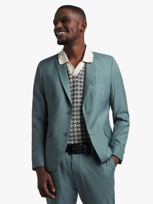 Men's Markham Slim Fashion Sea Green Suit Jacket