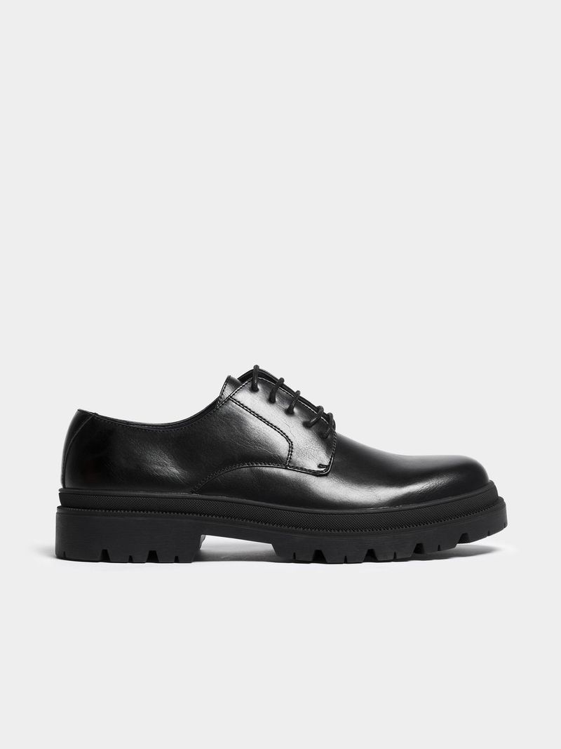 Men's Markham Chunky Black Derby - Bash.com