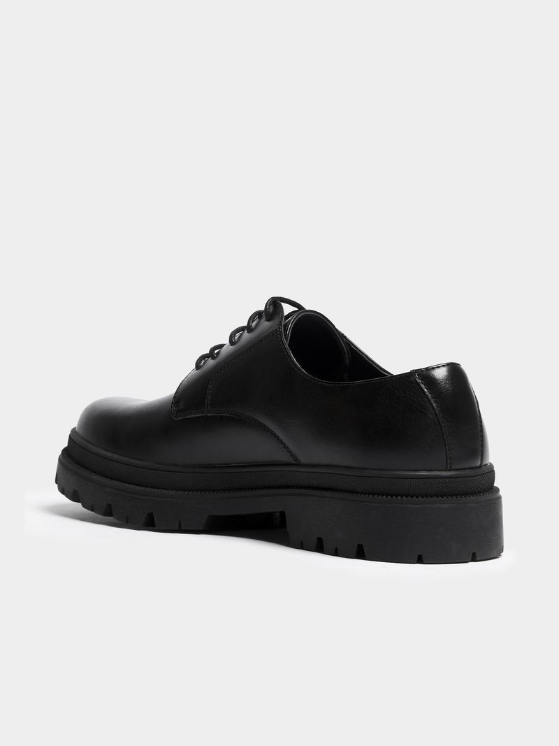 Men's Markham Chunky Black Derby - Bash.com