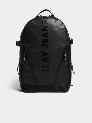 Men's Relay Jeans Structured  Black Backpack