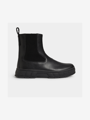 MKM Black Hybrid Chelsea Boot