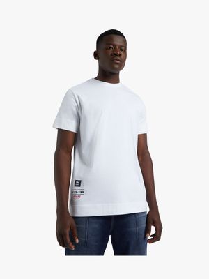 Men's Union-DNM Regular Engineered White T-Shirt