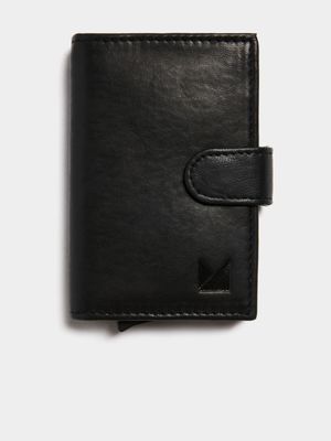 Men's Markham Leather Multi Black Card Slot Holder