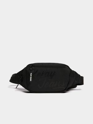 Men's Relay Jeans Centre Front Black Chest Bag
