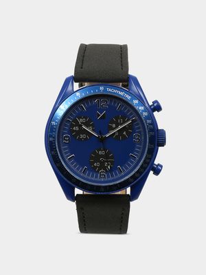 Men's Markham Astro Aviator Blue/Black Watch