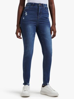 Jet Women's Mid Blue Denim Jeans