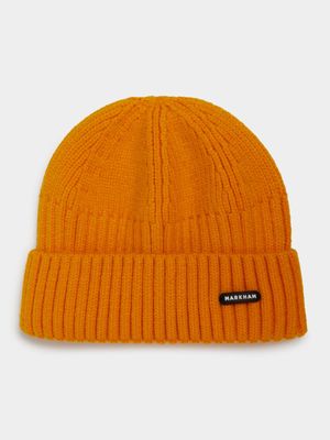 Men's Markham Short Turn Up Yellow Beanie