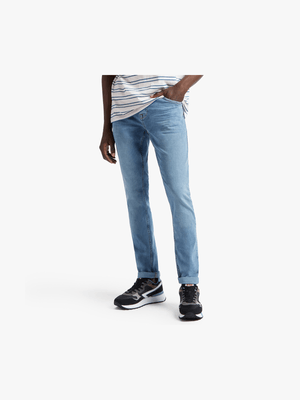 Men's Relay Jeans Light Sustainable Skinny Leg Blue Jean