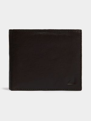Men's Markham Leather Billfold Dark Brown Wallet