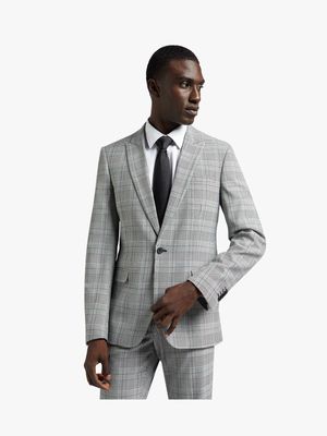 Men's Markham Slim Houndstooth Black/White Suit Jacket