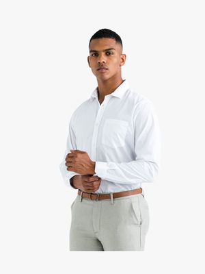 MKM White Smart Regular Fit Shirt