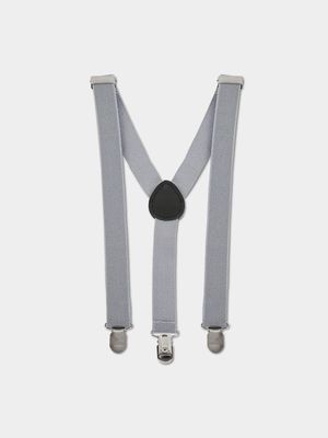 Men's Markham Dapper Grey Suspenders