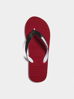 Relay Jeans Rubber Red/Black Flip Flops