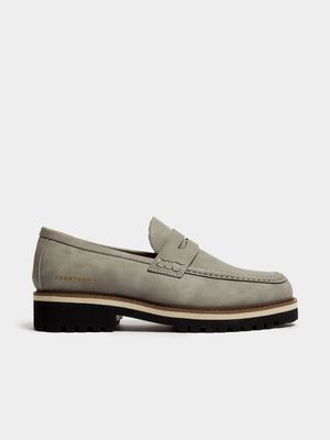 Men's Jonathan D Penny C Moc Grey Loafer