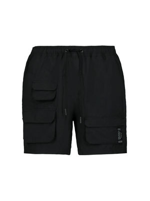 Mkm Multi Pocket Utility Shorts Black