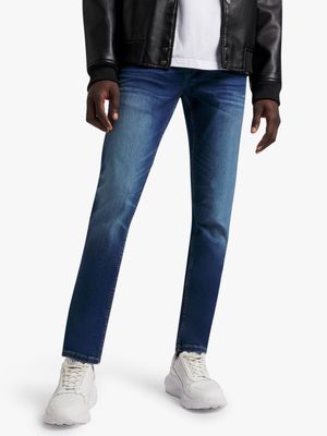 Men's Relay Jeans Sustainable Skinny Leg Medium Blue Jean