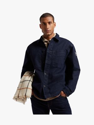 Union-DNM Dark Blue Regular Raw Chore Jacket